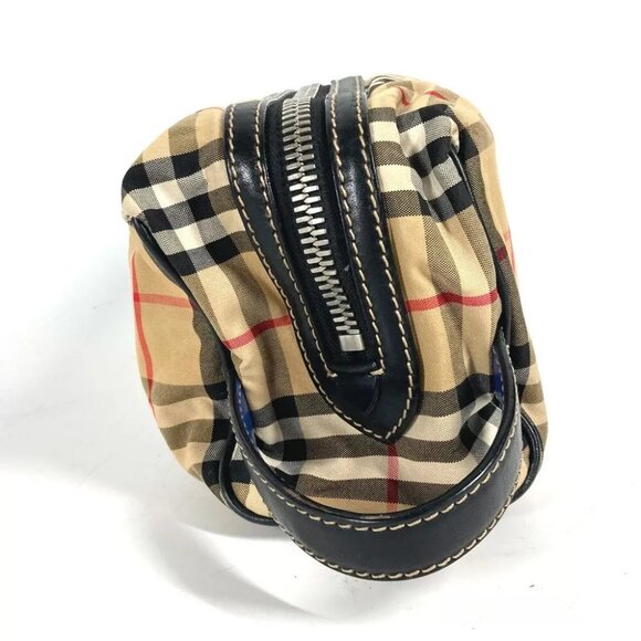 BURBERRY Pouch check Clutch bag with handle - Picture 12 of 16